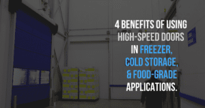 high-speed doors for freezer and cold storage
